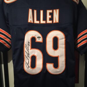 American Football Top - Signed by Jared Allen - comes with COA (PSA/DNA) - Chicago Bears