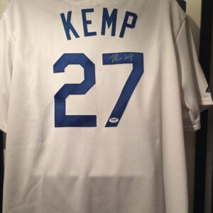 Signed by Matt Kemp - Dodgers Jersey - PSA/DNA COA