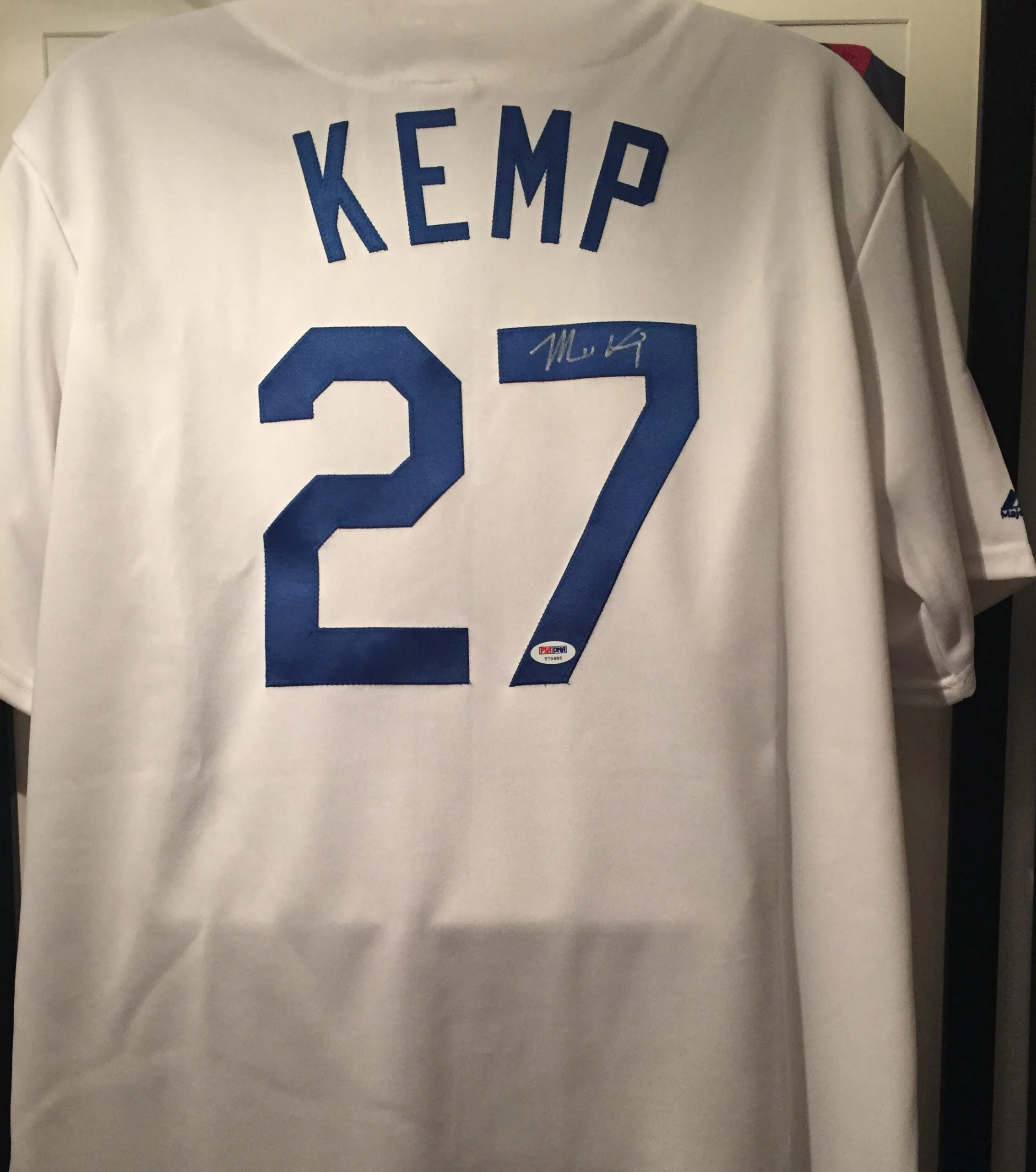 Matt Kemp Signed Dodgers Jersey (PSA COA)