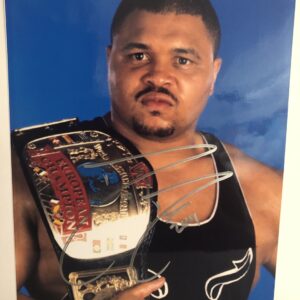 Signed D'Lo Brown wrestling Photo - comes with COA
