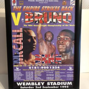 Original Boxing Poster -1995 - Bruno, McCall & Benn - Wembley stadium