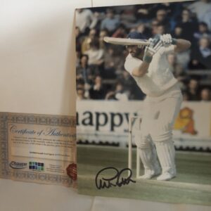 Signed By Graham Gooch - Cricket legend - 10x8 photo - comes with COA