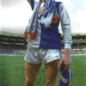 COLIN HENDRY BLACKBURN SIGNED 12 X 8 INCH FOOTBALL PHOTO Free Uk Shipping