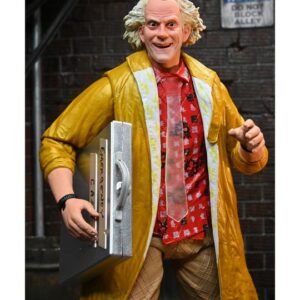 BACK TO THE FUTURE 2 DOC BROWN (2015) ULTIMATE 7” SCALE ACTION FIGURE - Free UK shipping