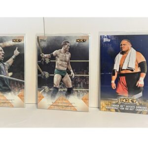 DOMINIK DIJAKOVIC, KYLE O'REILLY & SAMOA JOE - 3 x TOPPS WWE NXT CARDS - FREE UK SHIPPING