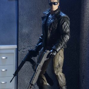NECA - Terminator T-800 (Police Station Assault) 7" Action Figure - Free UK Shipping