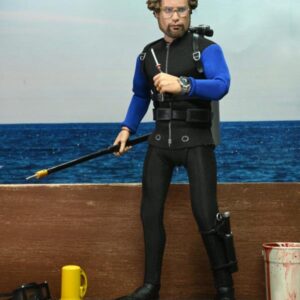 JAWS MATT HOOPER (SHARK CAGE) 8” CLOTHED ACTION FIGURE - Free Uk Shipping