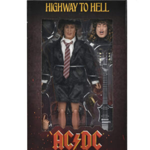 NECA AC/DC ANGUS YOUNG “HIGHWAY TO HELL” 8 INCH CLOTHED ACTION FIGURE - Free Uk Shipping