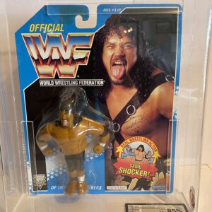 WWF HASBRO 1994 SERIES 10 - UKG GRADED 85% SAMU - Free UK Shipping