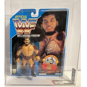WWF HASBRO 1994 SERIES 10 - AFA GRADED 85% GIANT GONZALEZ- Free UK Shipping