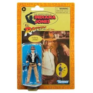 Indiana Jones and the Raiders of the Lost Ark Retro Collection Indiana Jones 3 3/4-Inch Action Figure - FREE UK SHIPPING