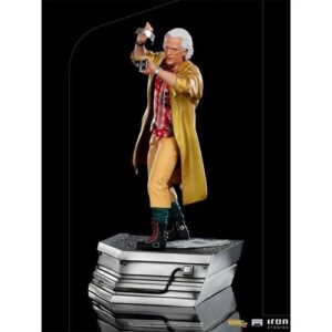 Back to the Future Part II Doc Brown Art 1:10 Scale Statue - FREE UK SHIPPING