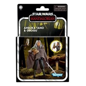 Star Wars The Vintage Collection Deluxe Ahsoka Tano and Grogu 3 3/4-Inch Action Figures - FREE UK SHIPPING **In Stock**