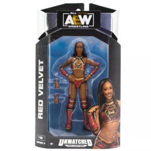 AEW Unmatched Series 5 Red Velvet Action Figure - FREE UK SHIPPING