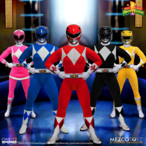 MEZCO POWER RANGERS ONE:12 COLLECTIVE DELUXE BOXED SET - MIGHTY MORPHIN’ POWER RANGERS  -  Free Uk Shipping **Stock Arriving 18th March*