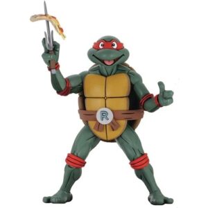 NECA Teenage Mutant Ninja Turtles Raphael Cartoon Version 1:4 Scale Action Figure- Free UK shipping