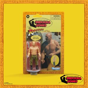 Indiana Jones and the Raiders of the Lost Ark Retro Collection German Mechanic 3 3/4-Inch Action Figure - FREE UK SHIPPING