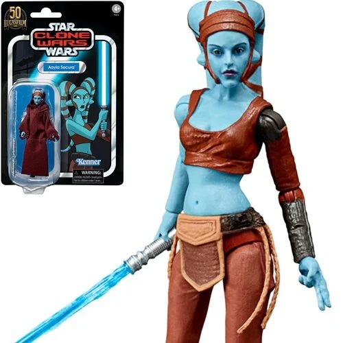 Star Wars The Vintage Collection Aayla Secura (Clone Wars) 3 3/4