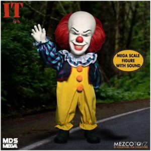 MEZCO IT 1990 PENNYWISE 15 INCH MDS MEGA FIGURE WITH SOUND - Free Uk shipping