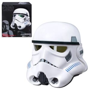 Star Wars The Black Series Rogue One Imperial Stormtrooper Electronic Voice-Changer Helmet Prop Replica - FREE UK SHIPPING *