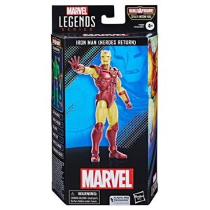 The Marvels Marvel Legends Wave 1 Iron Man (Heroes Return)  Action Figure - FREE UK SHIPPING