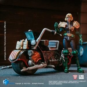 Judge Dredd Judge Anderson and Lawmaster MK II 1:18 Scale Action Figure Set - Previews Exclusive - Free Uk Shipping