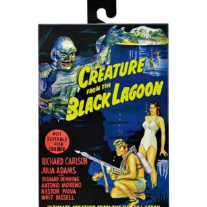 NECA UNIVERSAL MONSTERS (B&W) THE CREATURE FROM THE BLACK LAGOON ULTIMATE 7” SCALE ACTION FIGURE  - Free Uk shipping