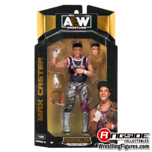 AEW Unrivaled Series 14 Max Caster Wrestling Action Figure - FREE UK SHIPPING