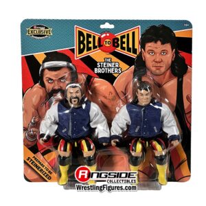 (Variant Stripes Gear) Steiner Brothers 2-Pack - Bell to Bell Ringside Exclusive - FREE UK SHIPPING