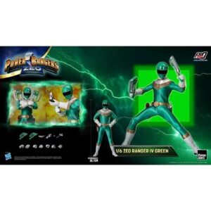 Power Rangers Zeo Green Zeo Ranger IV FigZero 1:6 Scale Action Figure  - FREE UK SHIPPING **Pre Order Due July 2025**