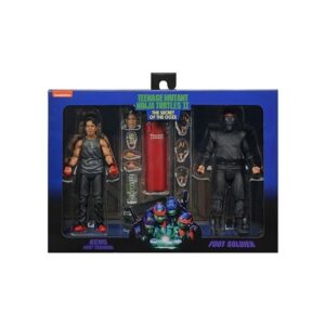 NECA TMNT 2: Secret of the Ooze - 7" Scale Figures - Foot Training Keno & Ooze Foot Soldier - Free Uk shipping