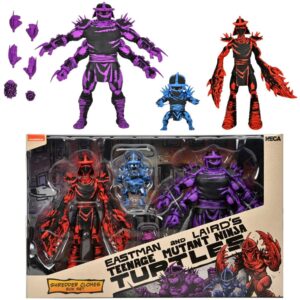 NECA TMNT  SHREDDER CLONES (MIRAGE COMICS) 7” SCALE ACTION FIGURE BOX SET - Free Uk shipping