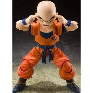 Dragon Ball Z Krillin Earth's Strongest Man S.H.Figuarts Action Figure - FREE UK SHIPPING **Pre Order Due February**