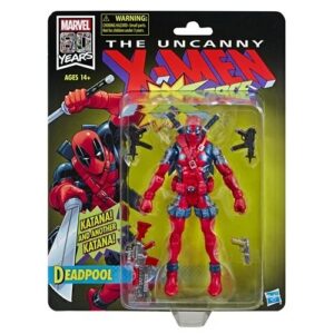 X-Men X-Force Retro Marvel Legends 6-Inch Deadpool Action Figure - FREE UK SHIPPING