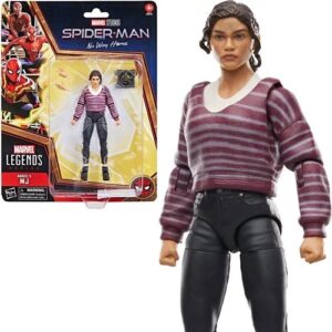 Spider-Man: No Way Home Marvel Legends MJ 6-Inch Action Figure - FREE UK SHIPPING