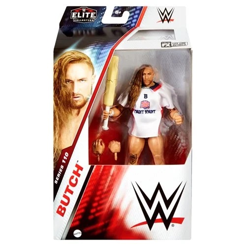 Mattel WWE Elite Butch Actiefiguur Serie 110 - 6 Inch Met 25 Articulatiepunten