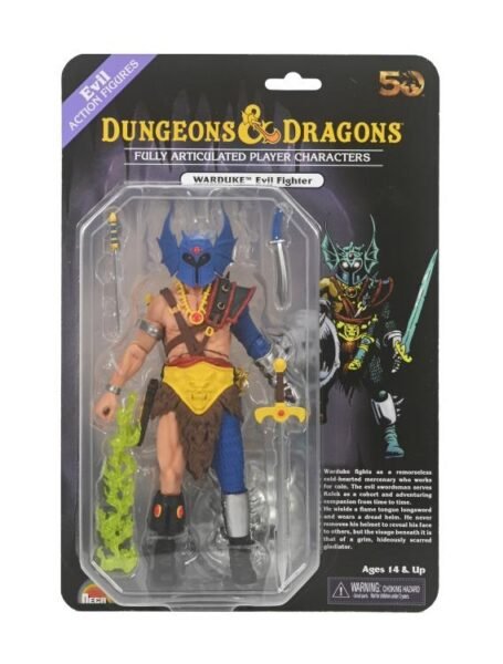 NECA DUNGEONS & DRAGONS 50TH ANNIVERSARY WARDUKE 7” SCALE ACTION FIGURE ...