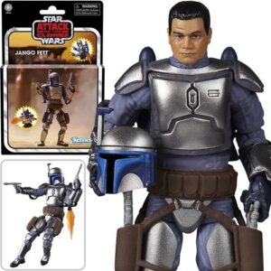 Star Wars The Vintage Collection Jango Fett 3 3/4-Inch Deluxe Action Figure  - FREE UK SHIPPING