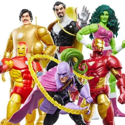 Iron Man Marvel Legends Action Figures Wave 1 Set of 6 Figures FREE UK SHIPPING Pre Order Due may 2024