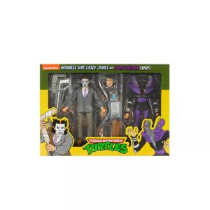 NECA Teenage Mutant Ninja Turtles Business Suit Casey Jones & Split Foot Soldier 7" Action Figures - 2pk  - Free Uk shipping