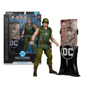 DC McFarlane Collector Edition Wave 5 Sergeant Rock 7-Inch Scale Action Figure - FREE UK SHIPPING