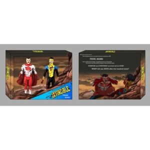 Invincible Bloody Omni-Man and Invincible Deluxe Action Figure 2-Pack - FREE UK SHIPPING **Pre Order Due End Of March*