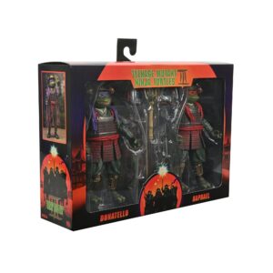 NECA TMNT 3 (Movie) - Turtles in Time - 7" Scale Action Figures - Donatello & Raphael 2 Pack - Free Uk shipping * PRE ORDER JULY*