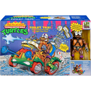 TMNT (1987) Donatello with Toilet Taxi Classic Action Figure Vehicle 2-Pack RE ISSUE - FREE UK SHIPPING