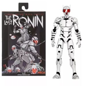 NECA TMNT The Last Ronin Elite Synja Patrol Bot (white Version)7 inch figure - Free Uk shipping