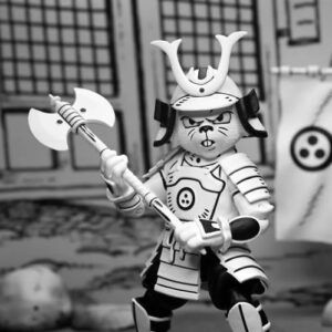 NECA TMNT USAGI YOJIMBO SAMURAI USAGI YOJIMBO B&W 7” SCALE ACTION FIGURE  - Free Uk shipping