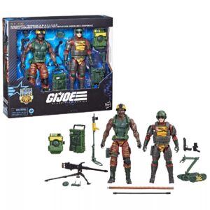 G.I. Joe Tiger Force Roadblock, Tripwire, and M.A.C.L.E.O.D. Action Figure Set - FREE UK SHIPPING