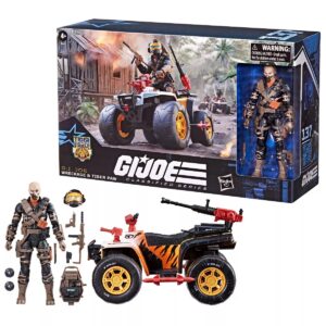 G.I. Joe Classified Series Tiger Force Wreckage Action Figure and Tiger Paw ATV - FREE UK SHIPPING **Stock Due End of October**