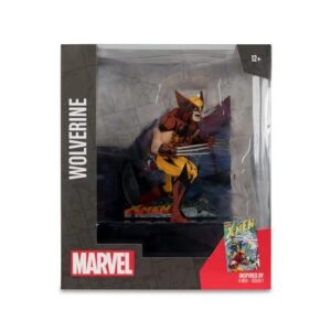 Marvel Wave 1 Wolverine 1:10 Scale Posed Figure with Scene Figure - FREE UK SHIPPING
