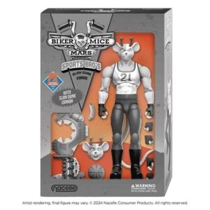 Biker Mice from Mars Sports Bros Slam Dunk Vinnie Black and White Action Figure - Exclusive - FREE UK SHIPPING